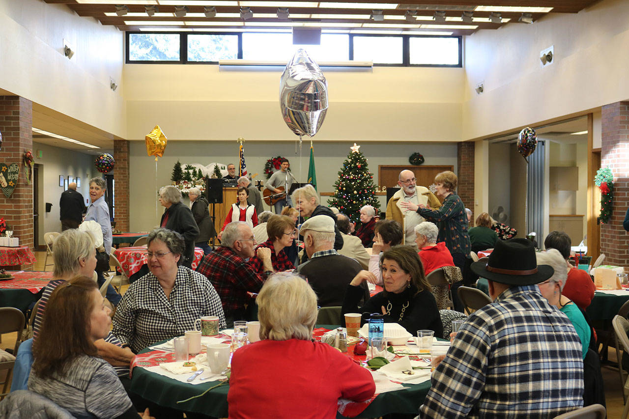 Senior Center crowd