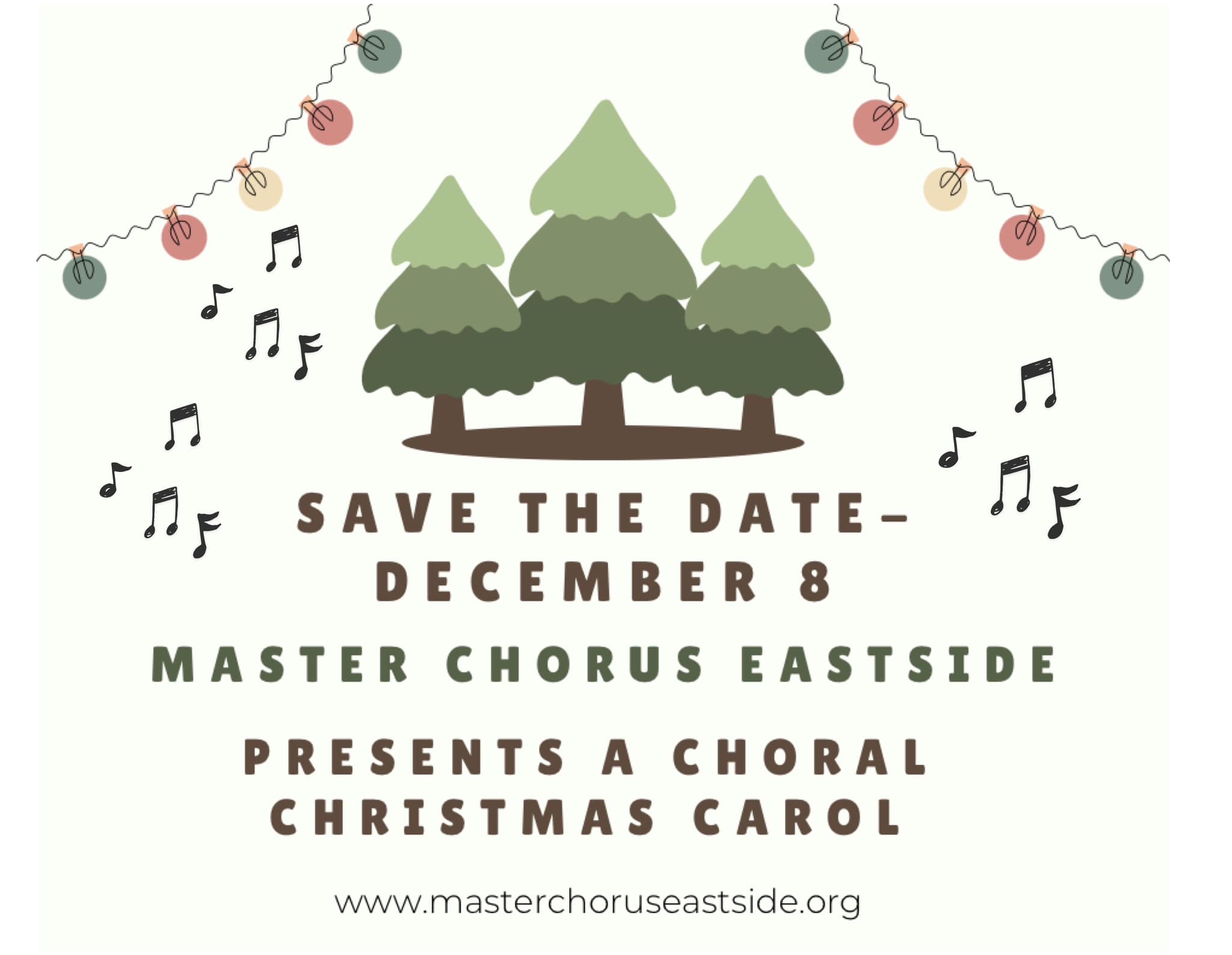 Master Chorus Christmas concert 2024