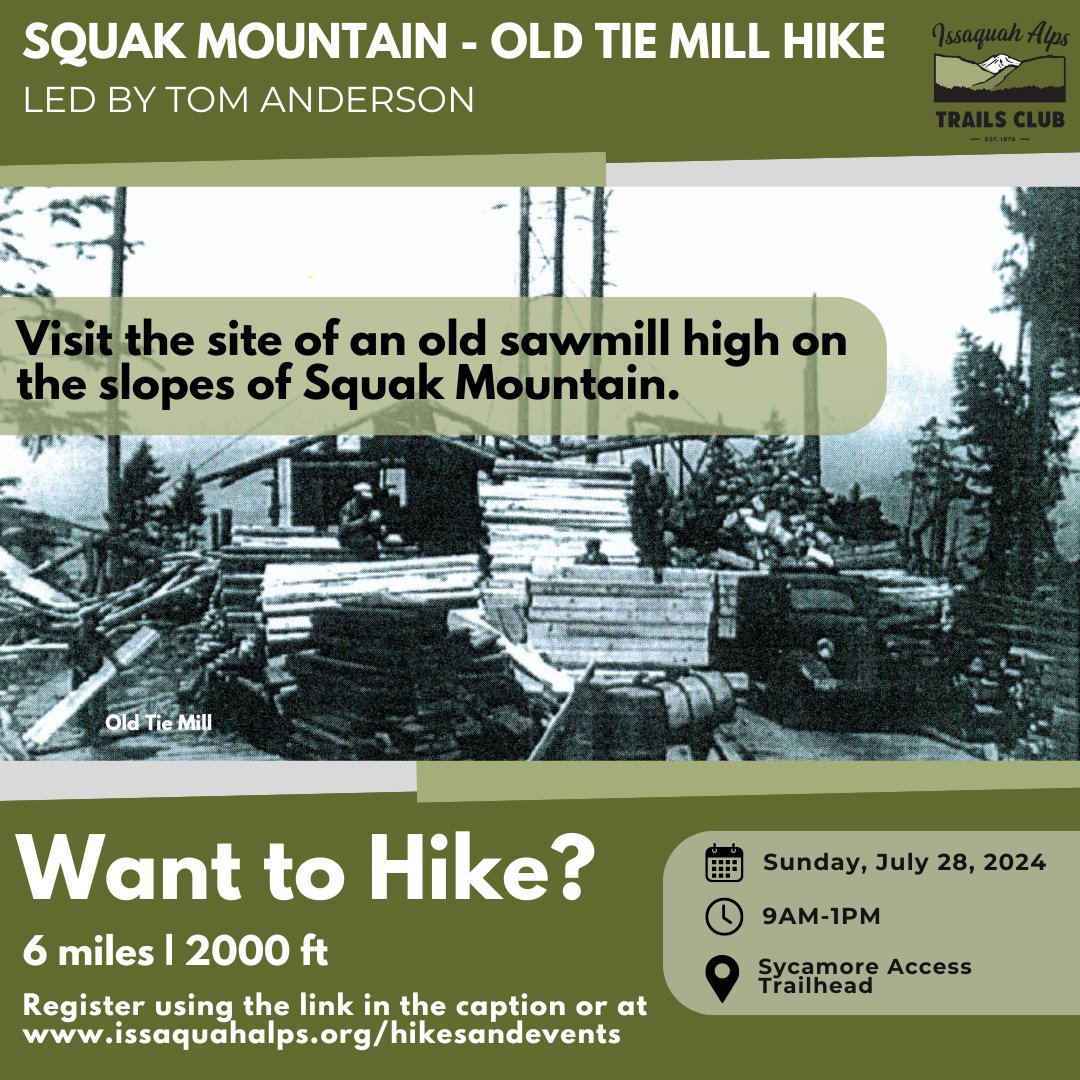 Old Mill Tie Hike graphic