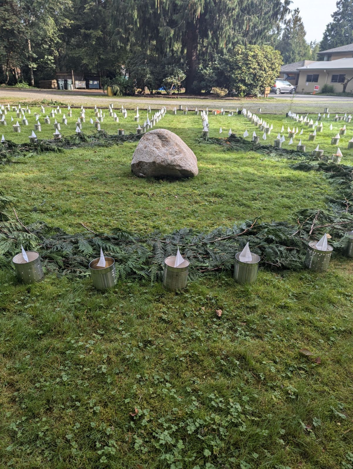 Labyrinth of Lanterns opening night prep 2024