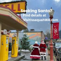 Seeking Santa downtown 